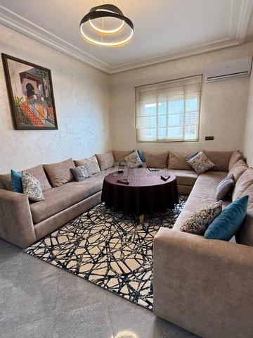 Appartement familial équipé Gueliz à louer à la journée
