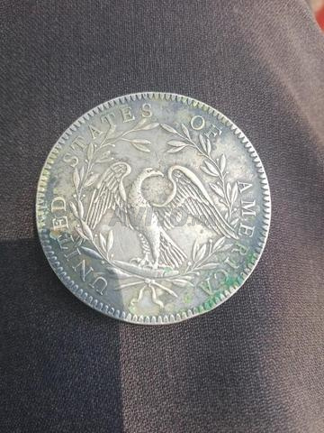 Dollar américain authentique pour cheveux ondulés de 1794 - 2