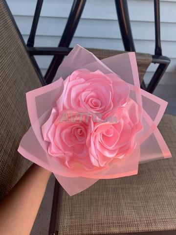 Fleurs en satin - 2