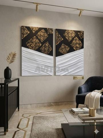 Tableaux peints à la main