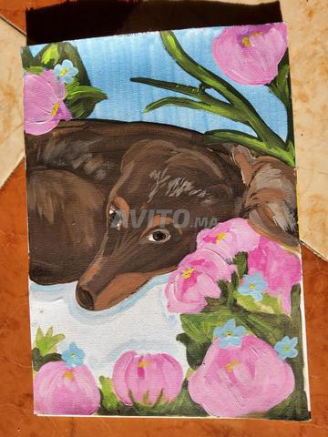 Un chien au milieu des fleurs - 2