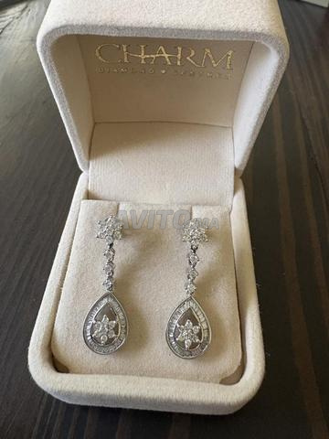 Boucles d’oreilles 18K - 2 carats de diamants