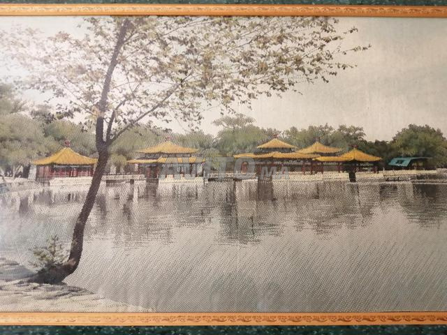 Tableau chinois brodé – 76 x 47 cm - 2