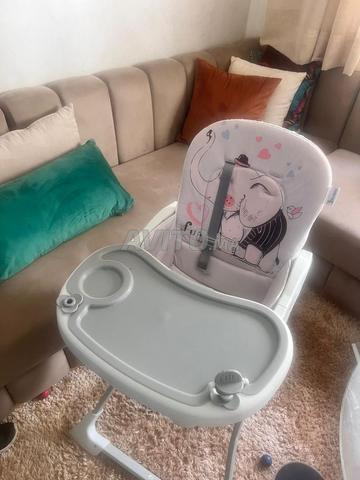 كرسي أكل للأطفال Mon Bébé بحالة ممتازة - 2