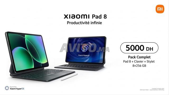 Xiaomi Pad 8 Neuf avec clavier et stylet d'origine à vendre