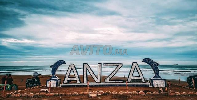 أرض سكنية في أنزا العليا، 110 متر مربع، واجهتان، 78 مليون سنتيم