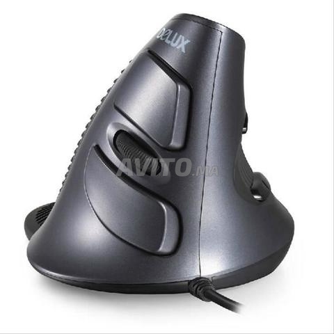Souris Verticale Ergonomique Delux Filaire - 2