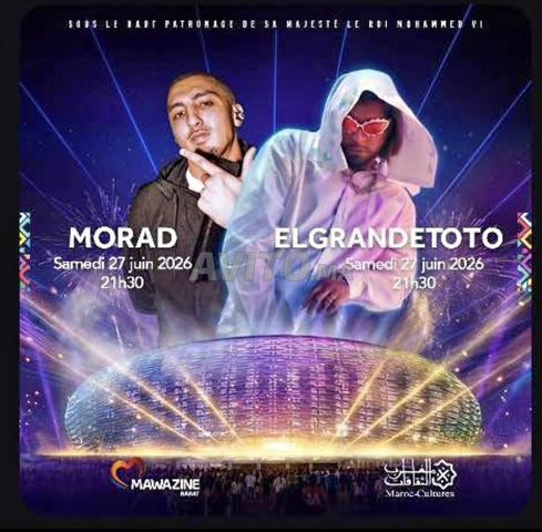 Tickets toto et morad cat2
