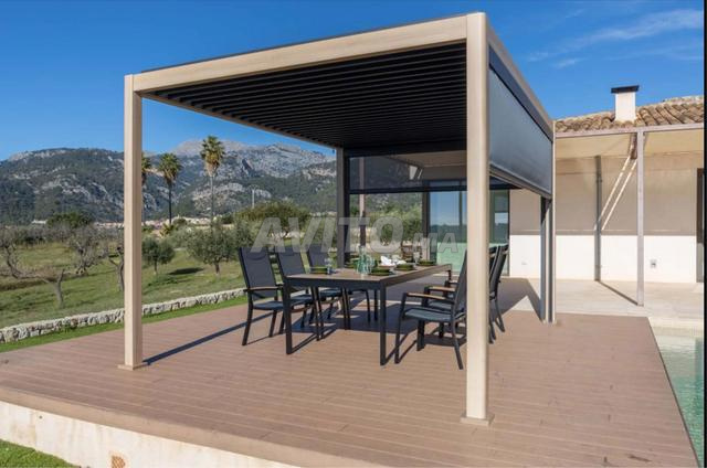 Pergola Bioclimatique Alum 3x4M Lames Orientables - 2