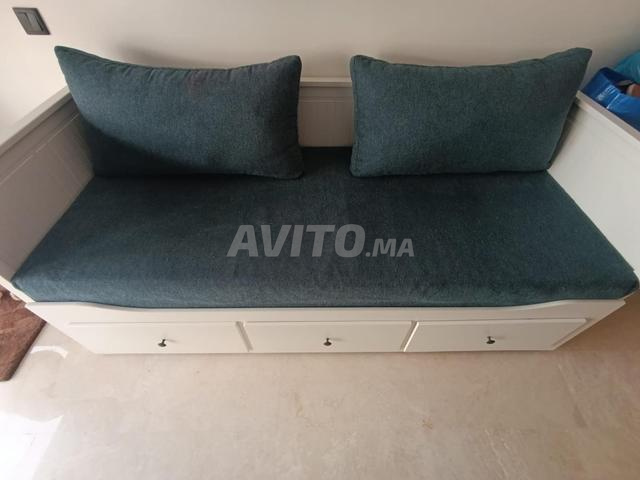 Lit banquette HEMNES Ikea - Très bon état - 2