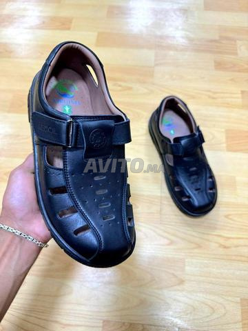 Sandale médicale pour hommes 💯 cuir confortable à porter - 2