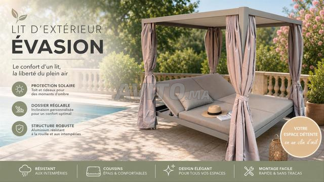 Lit Relax - Baldaquin 2 Personnes Avec Rideaux - 2