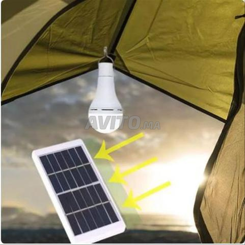 Lampe LED Solaire Rechargeable Étanche - 2