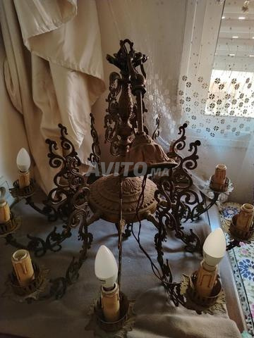 Ancienne lampe en cuivre pur - 2