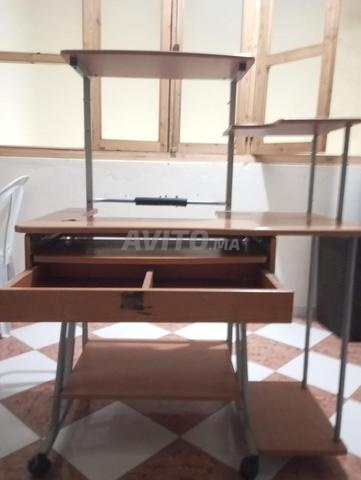 Bureau en bois et fer - 2