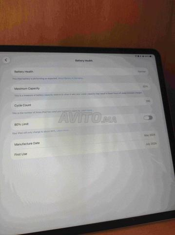 iPad Air 6 256Go 13 pouces original - 2
