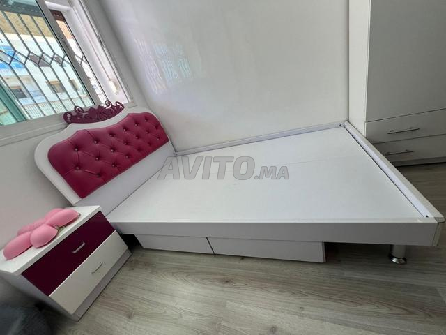 Lit 120cm/200cm, commode, armoire 120cm/ 200cm - 2