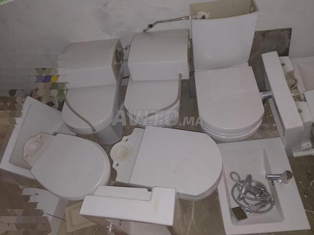 Lavabo blanc d'occasion à vendre - Propre et pas cher - Marrakech