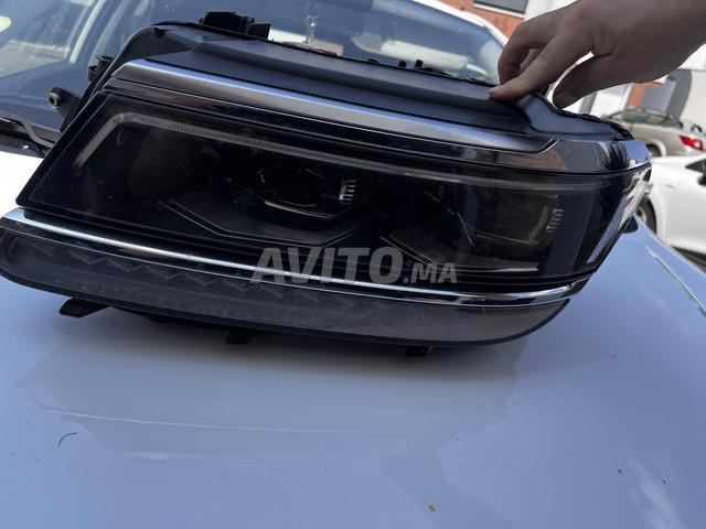 فانوس أمامي يسار LED بالكامل أصلي لـ VW Tiguan