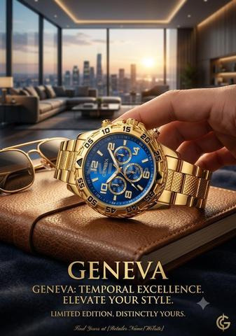 Nouvelle montre dorée, jamais utilisée, légère pour les jeunes