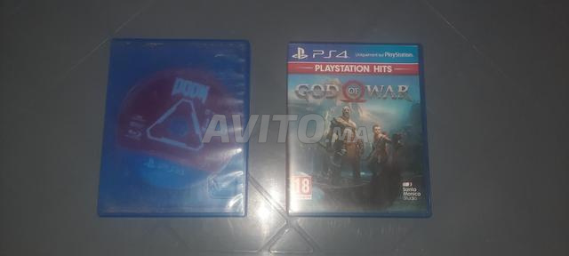 2 jeux PS4, chacun à 150dh