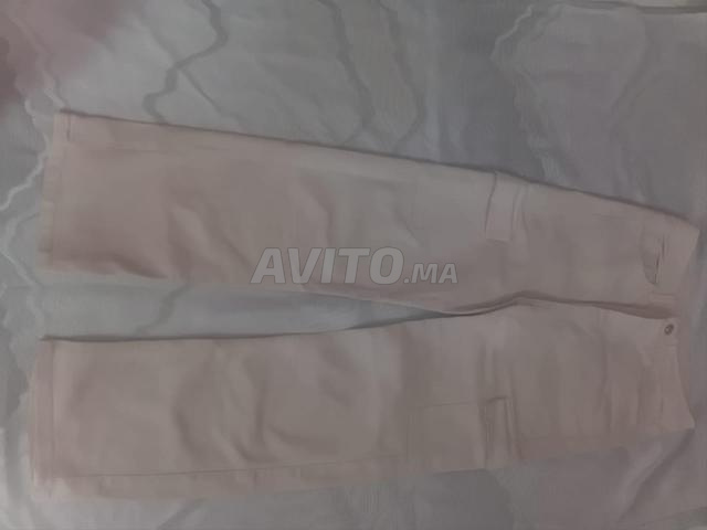Jean Cargo beige fille 11-12 ans