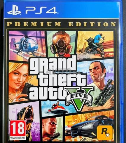 قرص لعبة GTA V لجهاز PS4 بحالة ممتازة (الأصلي)