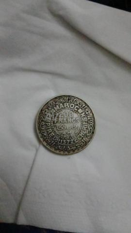 Ensemble 200 Francs et 100 Francs 1953 Argent Rare 1100 Dirhams - 2