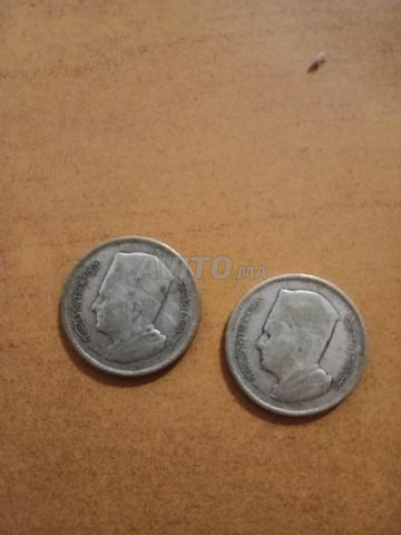 قطعتان درهم 1960 فضة أصلية الدار البيضاء 300 درهم - 2