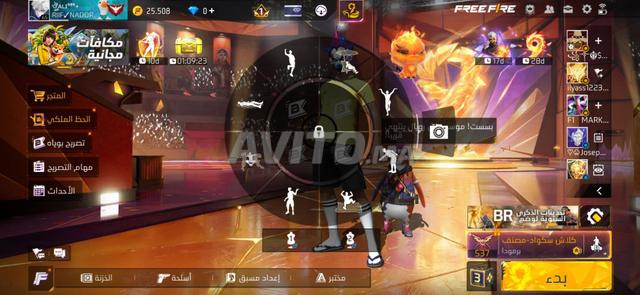 Compte Free Fire à vendre - 2