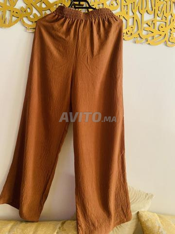 بنطلون بني مقاس XL - 2