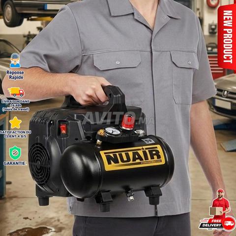 COMPRESSEUR D'AIR PORTABLE SILENCIEUX 6L - 59 Db - 2