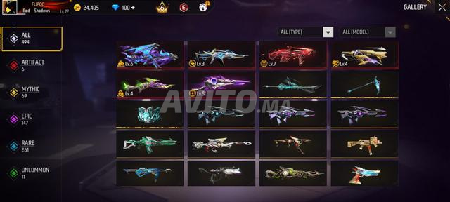 Compte Free Fire - 2