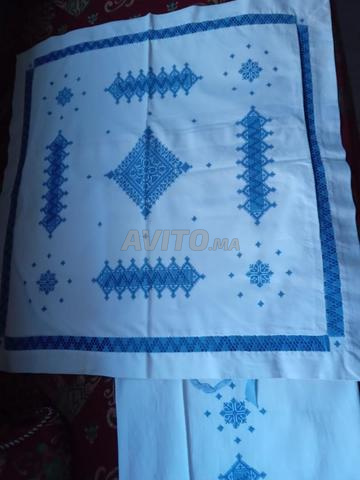 Drap brodé main Fassi - 2