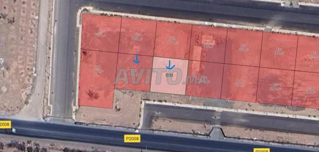 🏡 Deux terrains de 600 m² à vendre à El Azzouzia