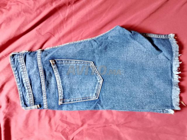 شورت جينز ماركة pull bear - 2