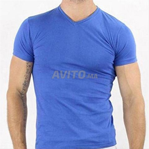 تيشيرت قطن للرجال مقاس L-XL-XXL - 2