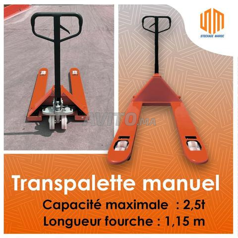 TRANSPALETTE MANUEL AVEC ET SANS BALANCE - 2