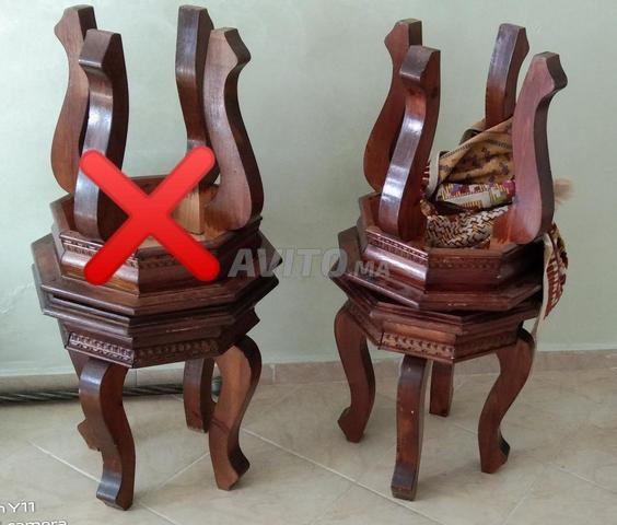 Grande table avec 3 chaises - 2
