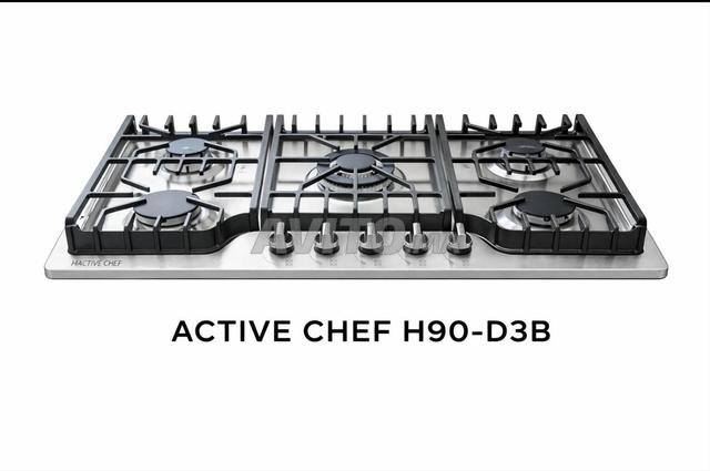 Plaque encastrable Active Chef 90 cm 5 feux inox - 2
