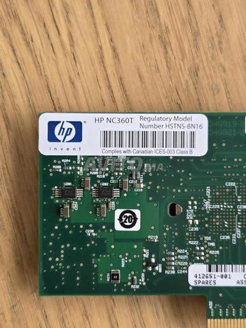 بطاقة شبكة HP NC360T مزدوجة المنفذ جيجابت - 2
