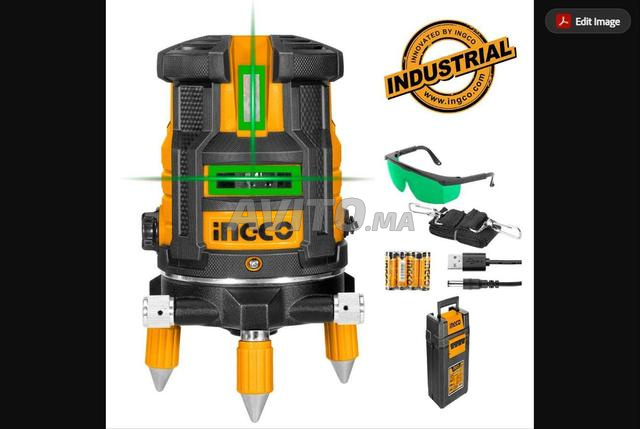 Niveau Laser 5 Lignes Vert INGCO HLL305205 30M - 2