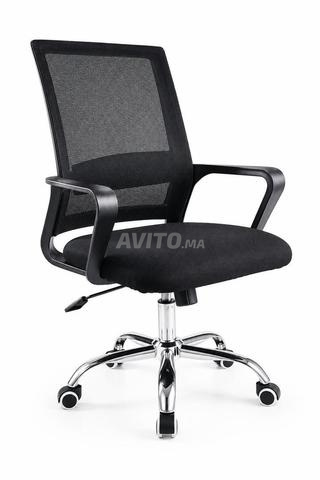 Chaise mesh fixe et roulant