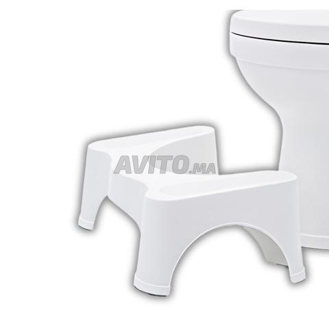 Tabouret de toilette physiologique blanc