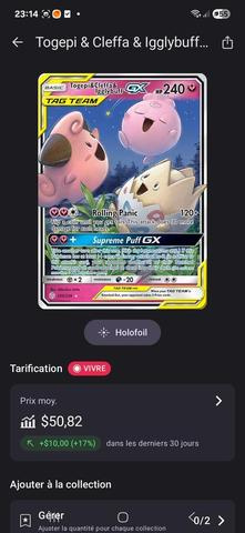 Carte Pokémon à vendre prix négociable - 2