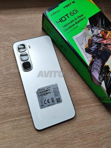 السلام عليكم، أبيع infinix hot 60 i بسعة 256 جيجابايت وذاكرة وصول عشوائي 8 جيجابايت