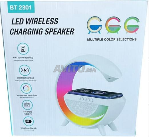 Enceinte sans fil avec lumière d'ambiance - 2