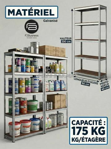 Rayonnage de stock - GALVANISÉ - 2