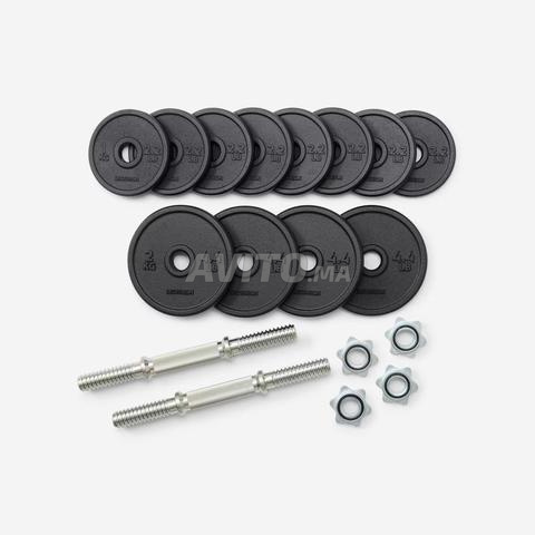 Kit haltères de musculation 20 kg - 2