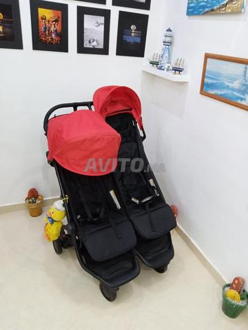 poussette jumeaux valise originale comme neuf - 2